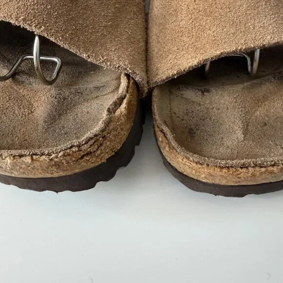 BIRKENSTOCK suede arizona sandals size 41 US 10-10.5 regular width - Picture 3 of 11